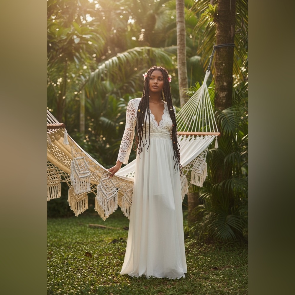 SHEIN white gown
